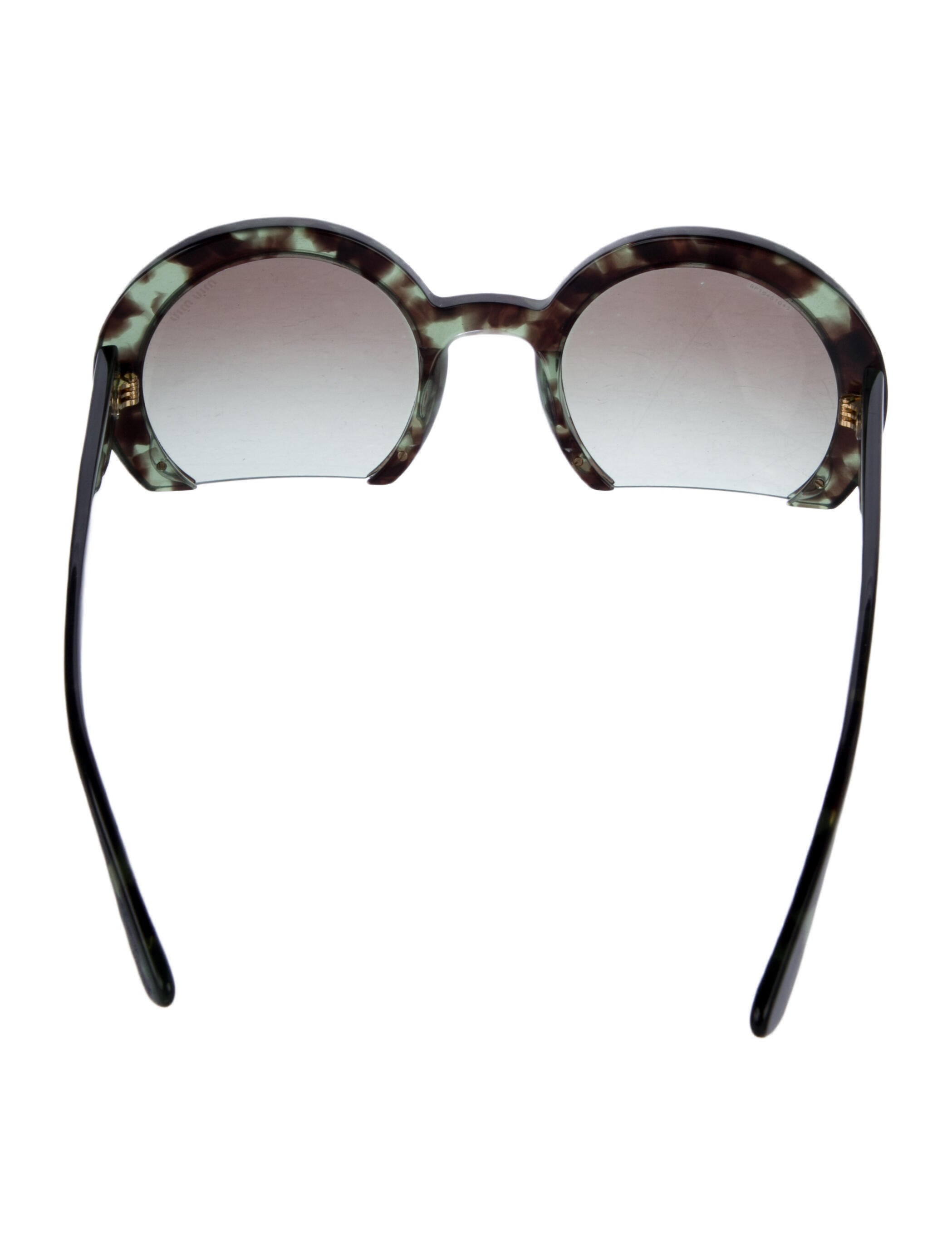 Miu Miu Oversize Tinted Sunglasses