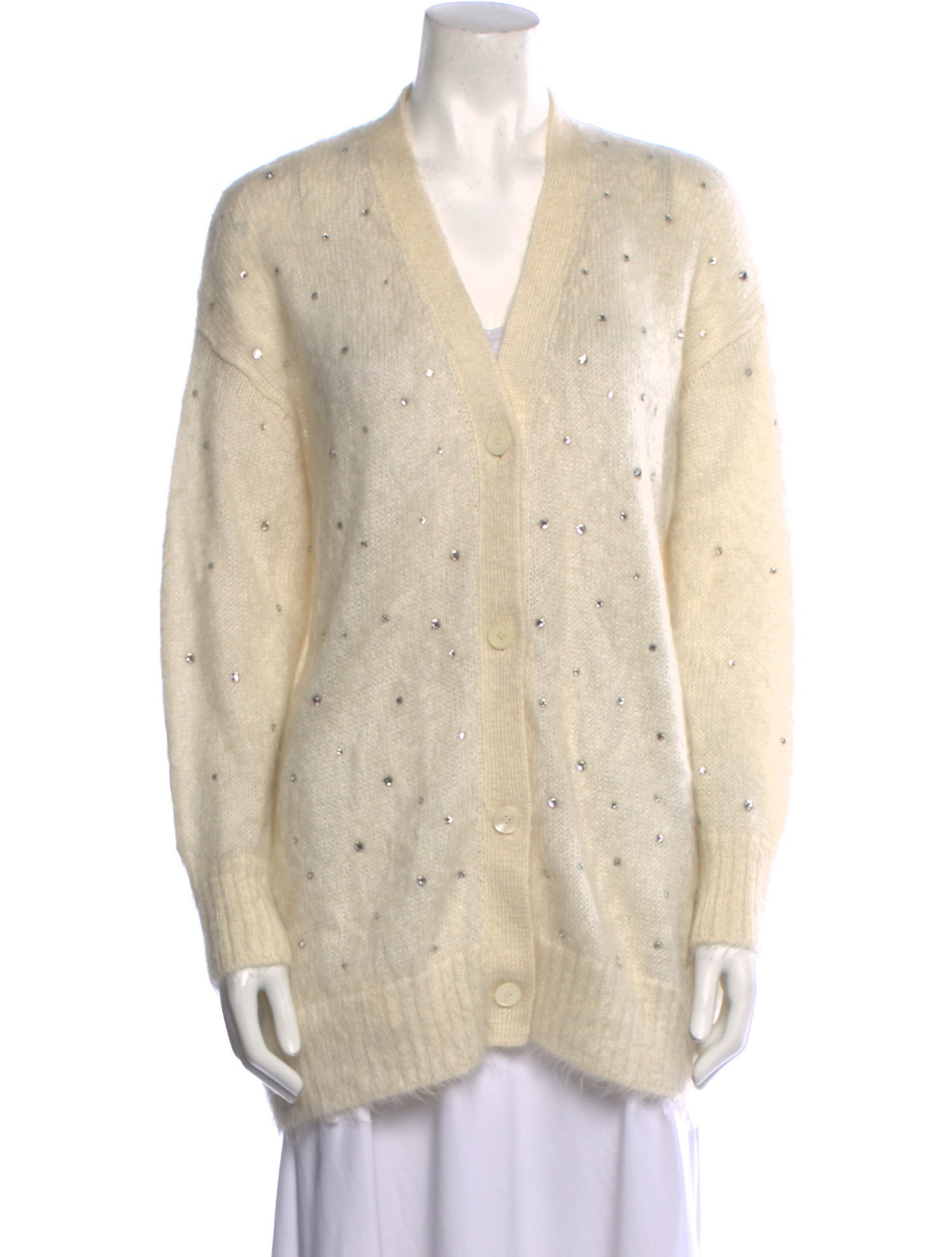 Miu Miu Wool Ghost Sweater - Knitwear, Clothing - MIU81229