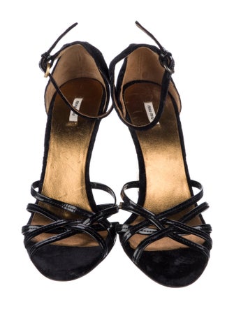 Miu Miu Patent Leather Sandals