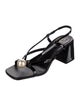 Miu Miu Patent Leather Slingback Sandals
