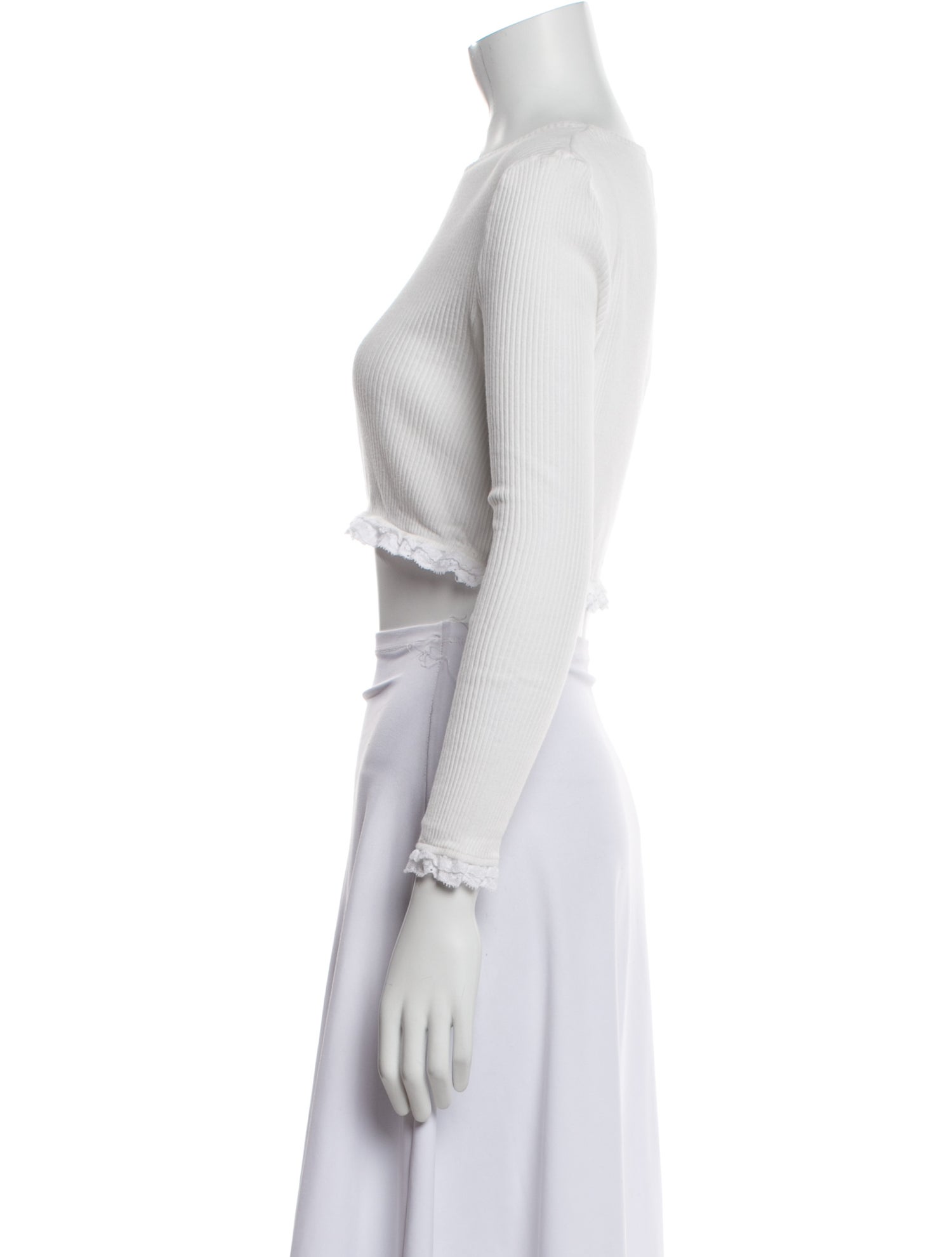 Miu Miu 2020 Crew Neck Crop Top