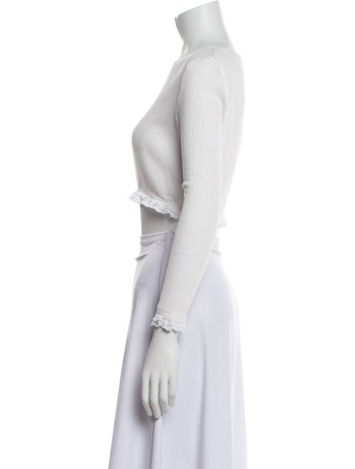 Miu Miu 2020 Crew Neck Crop Top