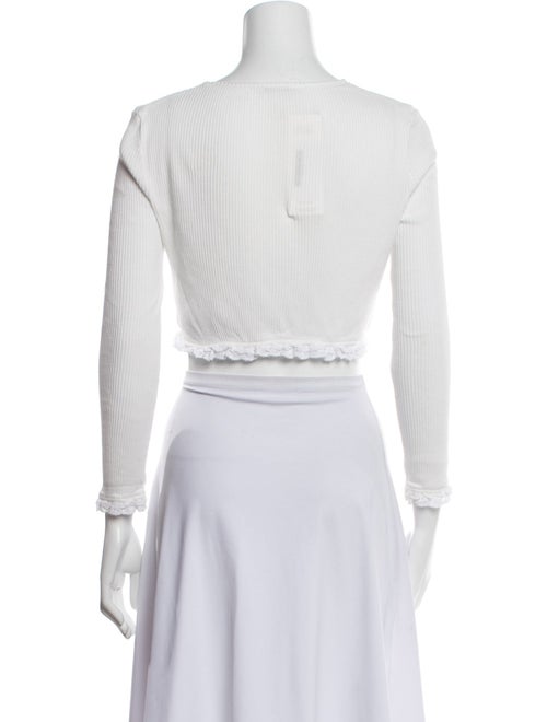 Miu Miu 2020 Crew Neck Crop Top