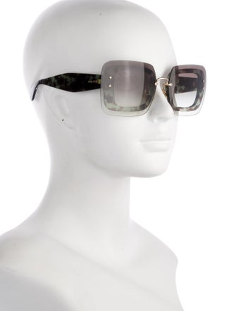 Miu Miu Oversize Gradient Sunglasses