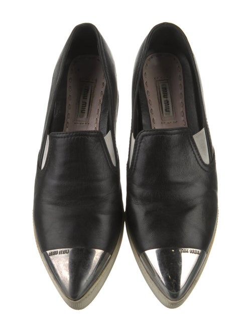 Miu Miu Leather Loafers