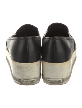 Miu Miu Leather Loafers