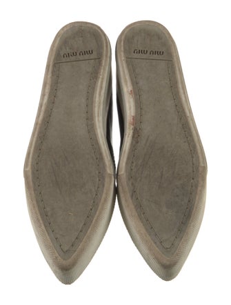 Miu Miu Leather Loafers
