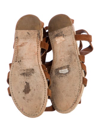 Miu Miu Suede Gladiator Sandals