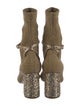Miu Miu Glitter Accents Sock Boots