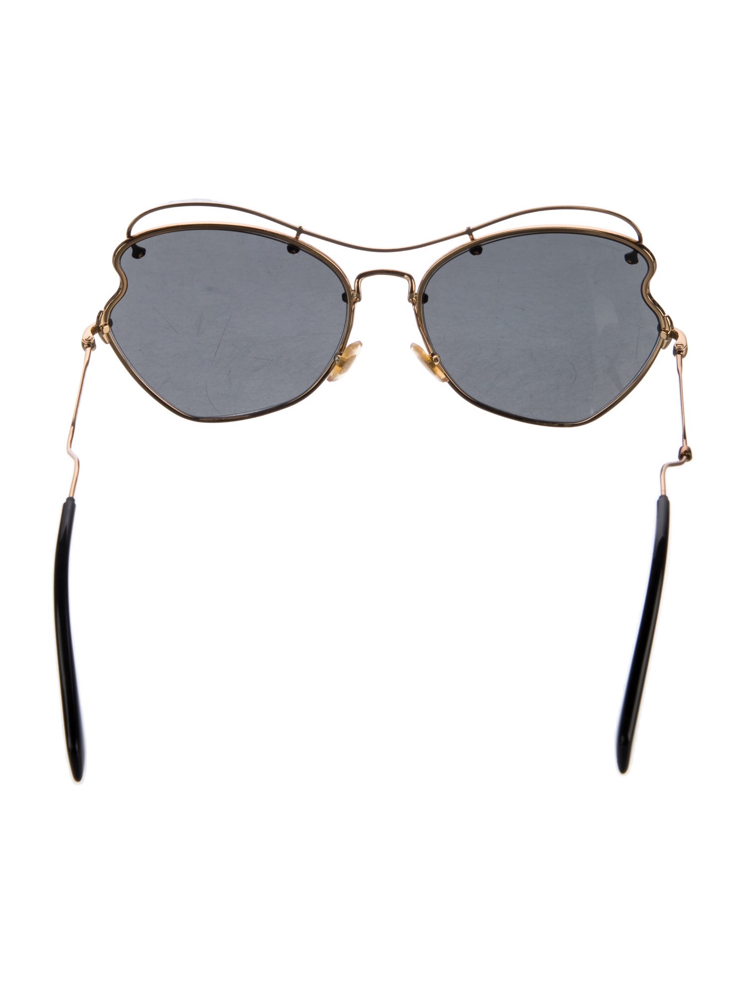 Miu Miu Oversize Tinted Sunglasses