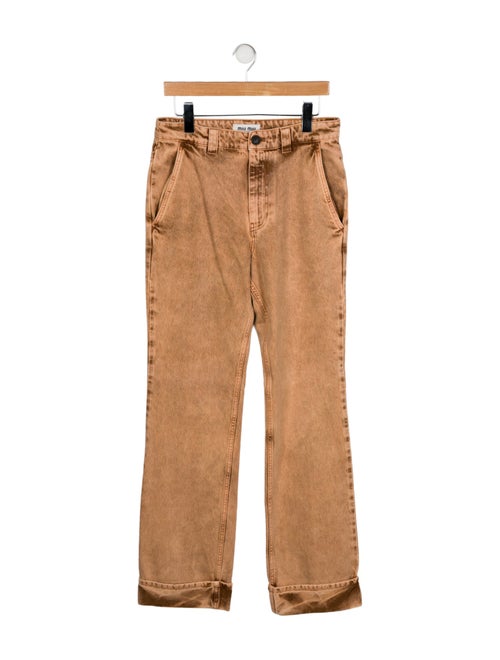 Miu Miu 2023 Straight-Leg Jeans