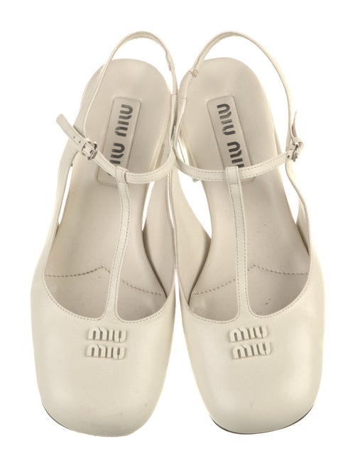 Miu Miu Patent Leather T-Strap Pumps