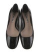 Miu Miu Patent Leather Crystal Embellishments Flats