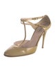 Miu Miu Patent Leather T-Strap Pumps