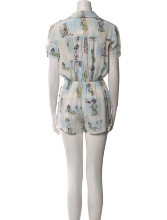 Miu Miu 2017 Printed Romper