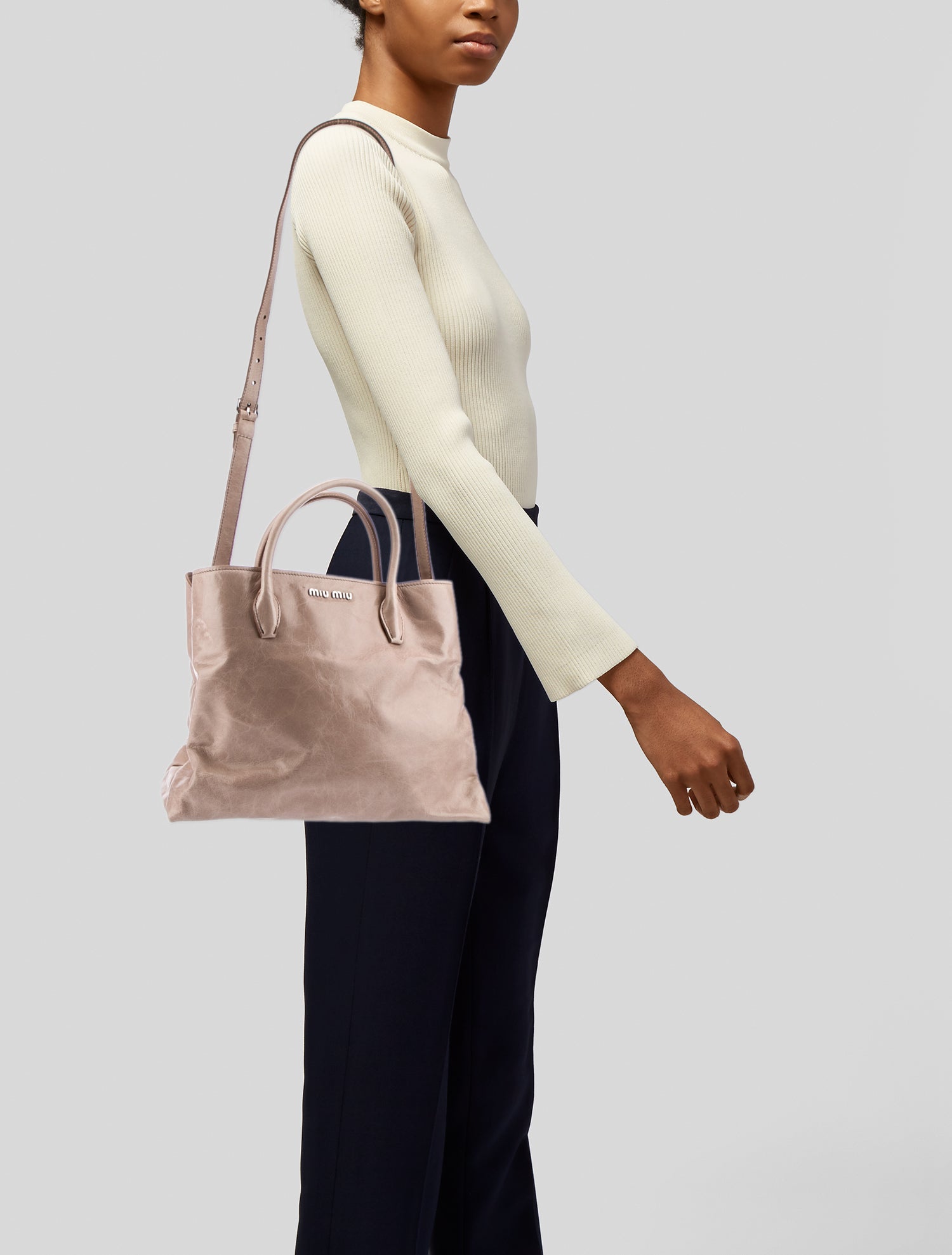 Miu Miu Leather Vitello Shine