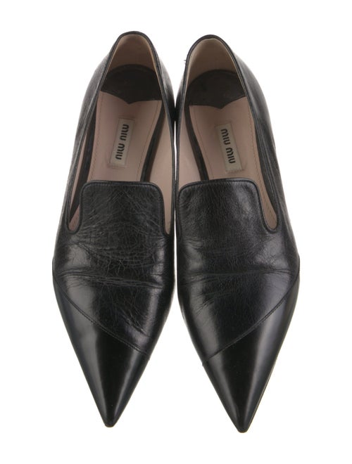 Miu Miu Leather Loafers