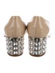 Miu Miu Patent Leather Crystal Embellishments Pumps