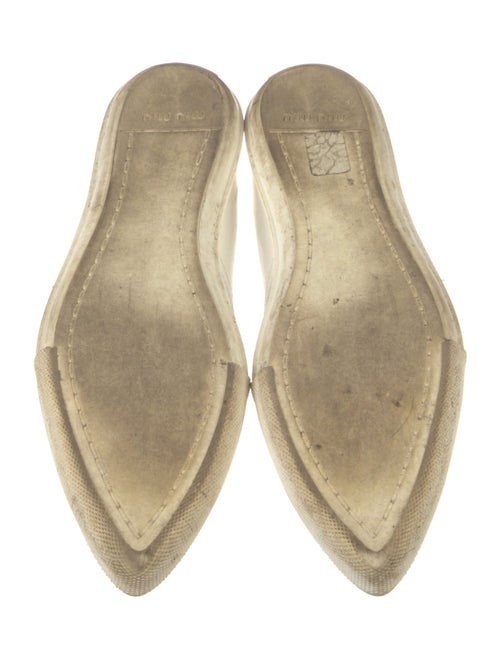 Miu Miu Leather Loafers