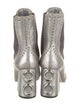 Miu Miu Leather Studded Accents Chelsea Boots
