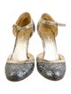 Miu Miu Glitter Printed D'Orsay Pumps