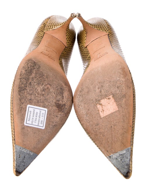 Miu Miu Snakeskin Animal Print Pumps