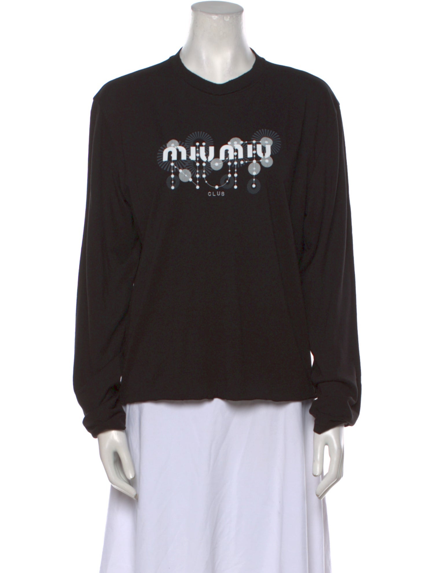 Miu Miu 2021 Graphic Print Sweatshirt w/ Tags