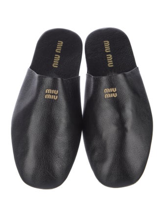 Miu Miu Leather Mules