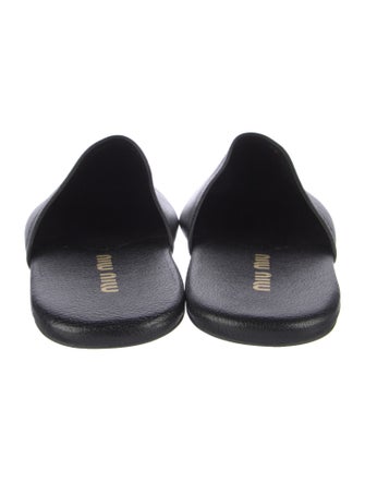 Miu Miu Leather Mules