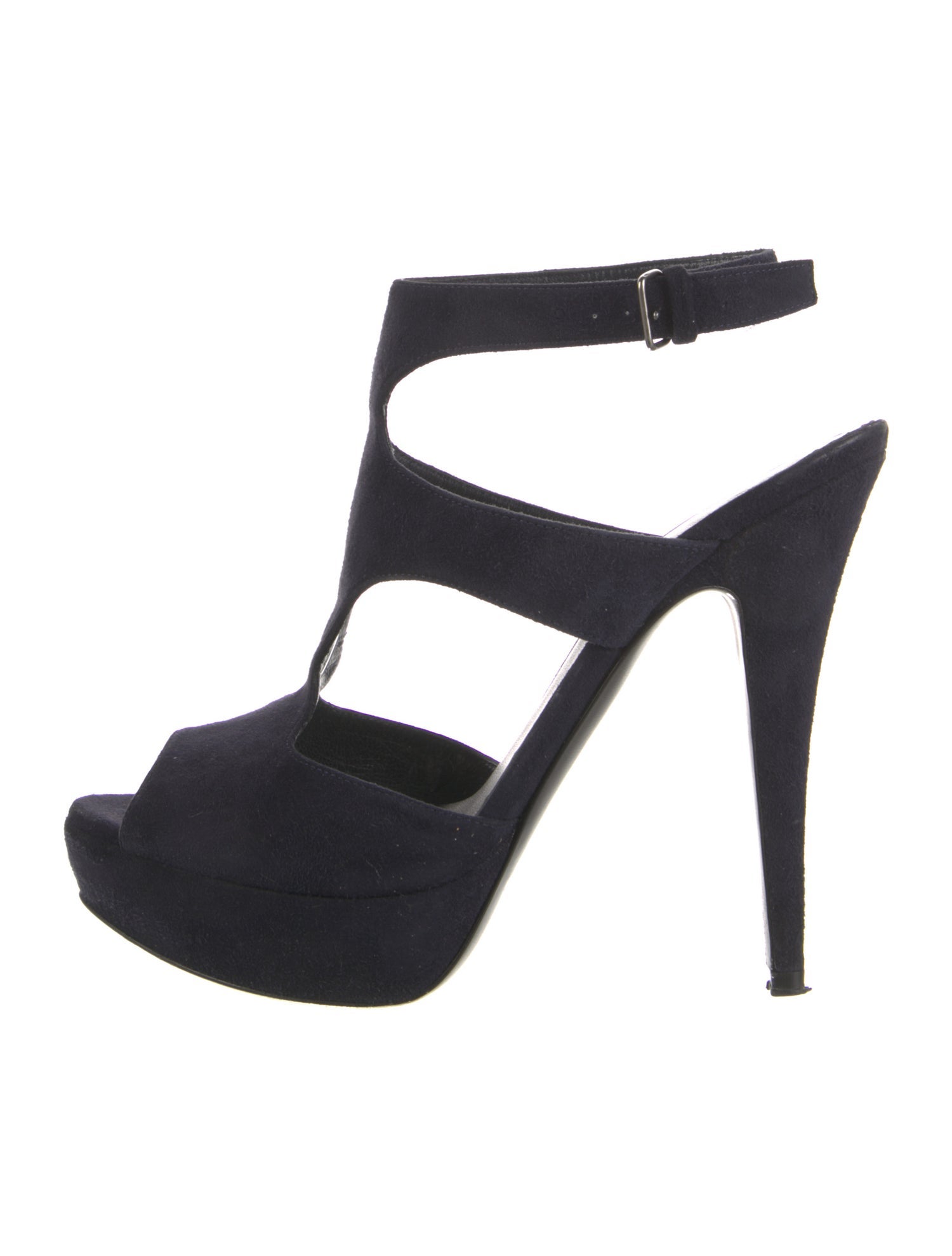 Miu Miu Suede T-Strap Sandals