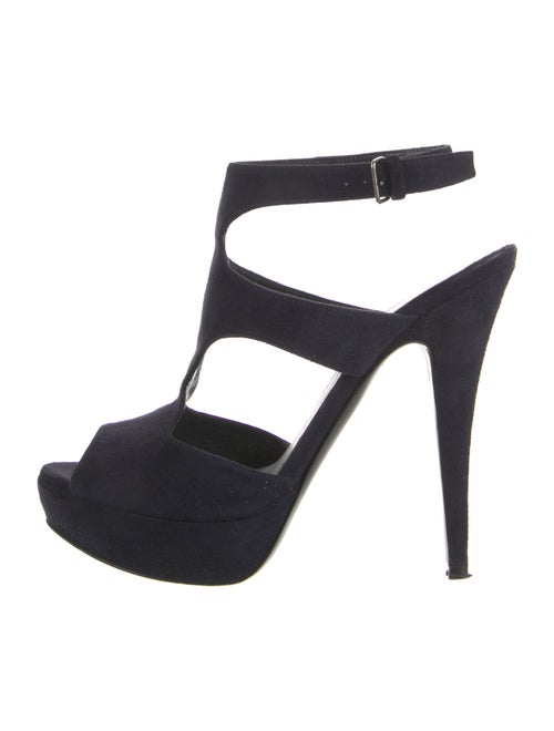 Miu Miu Suede T-Strap Sandals