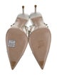 Miu Miu Patent Leather Crystal Embellishments Slingback Pumps