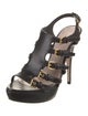 Miu Miu Leather Gladiator Sandals