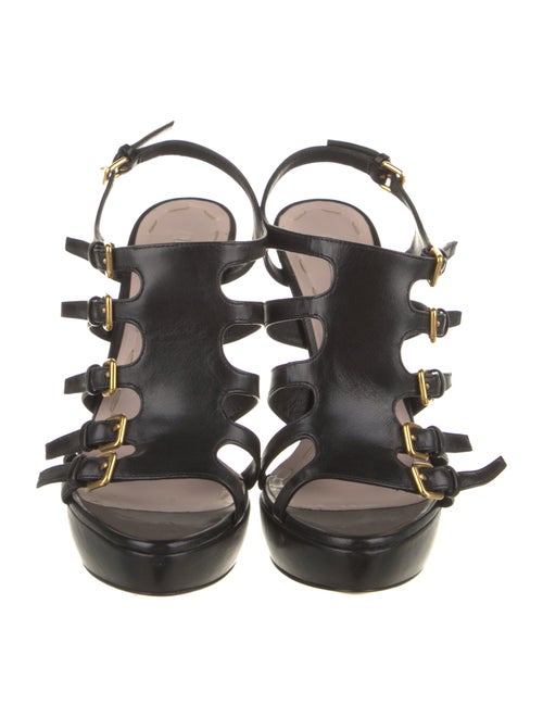 Miu Miu Leather Gladiator Sandals