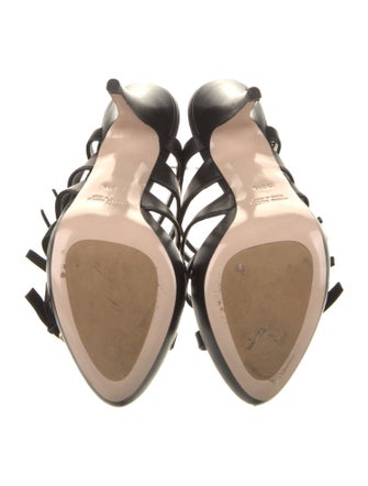 Miu Miu Leather Gladiator Sandals