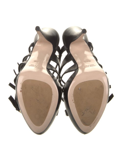 Miu Miu Leather Gladiator Sandals