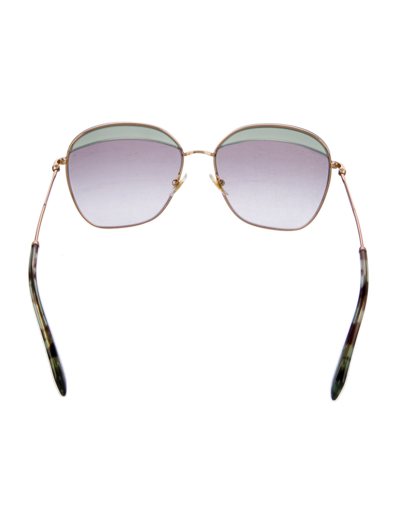 Miu Miu Oversize Gradient Sunglasses
