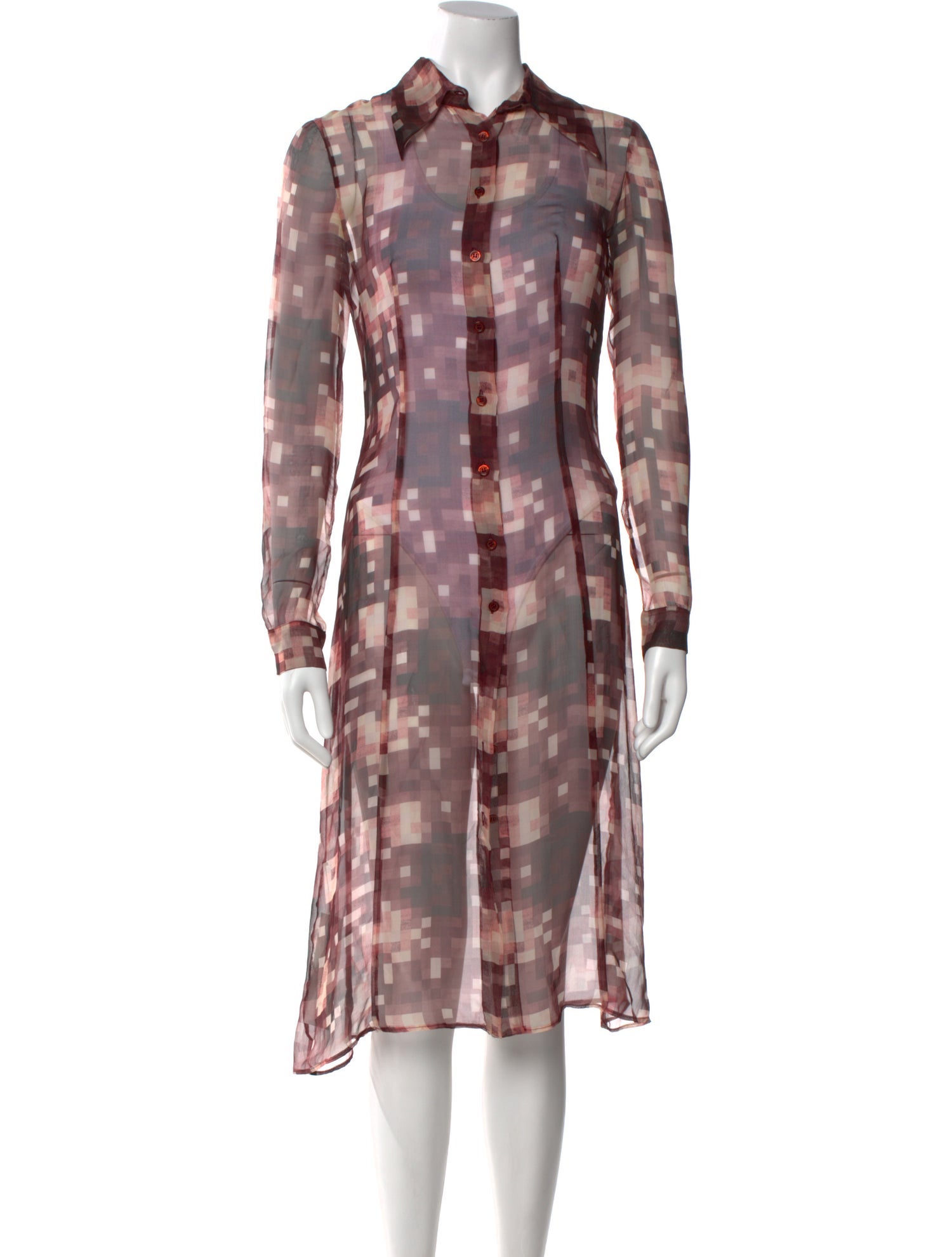 Miu Miu Vintage Midi Length Dress