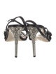 Miu Miu Satin Bow Accents Slingback Sandals