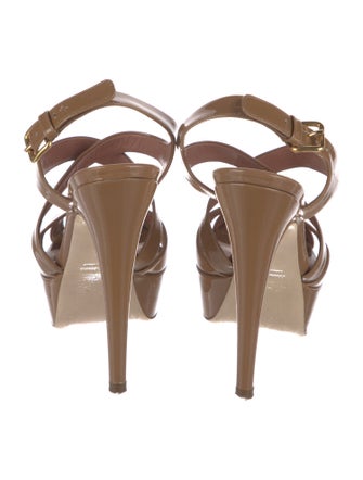 Miu Miu Patent Leather Slingback Pumps