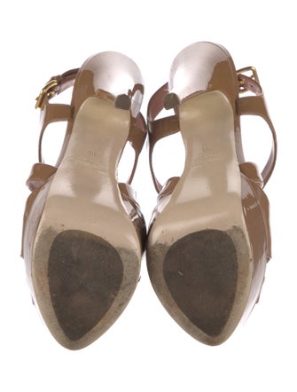 Miu Miu Patent Leather Slingback Pumps