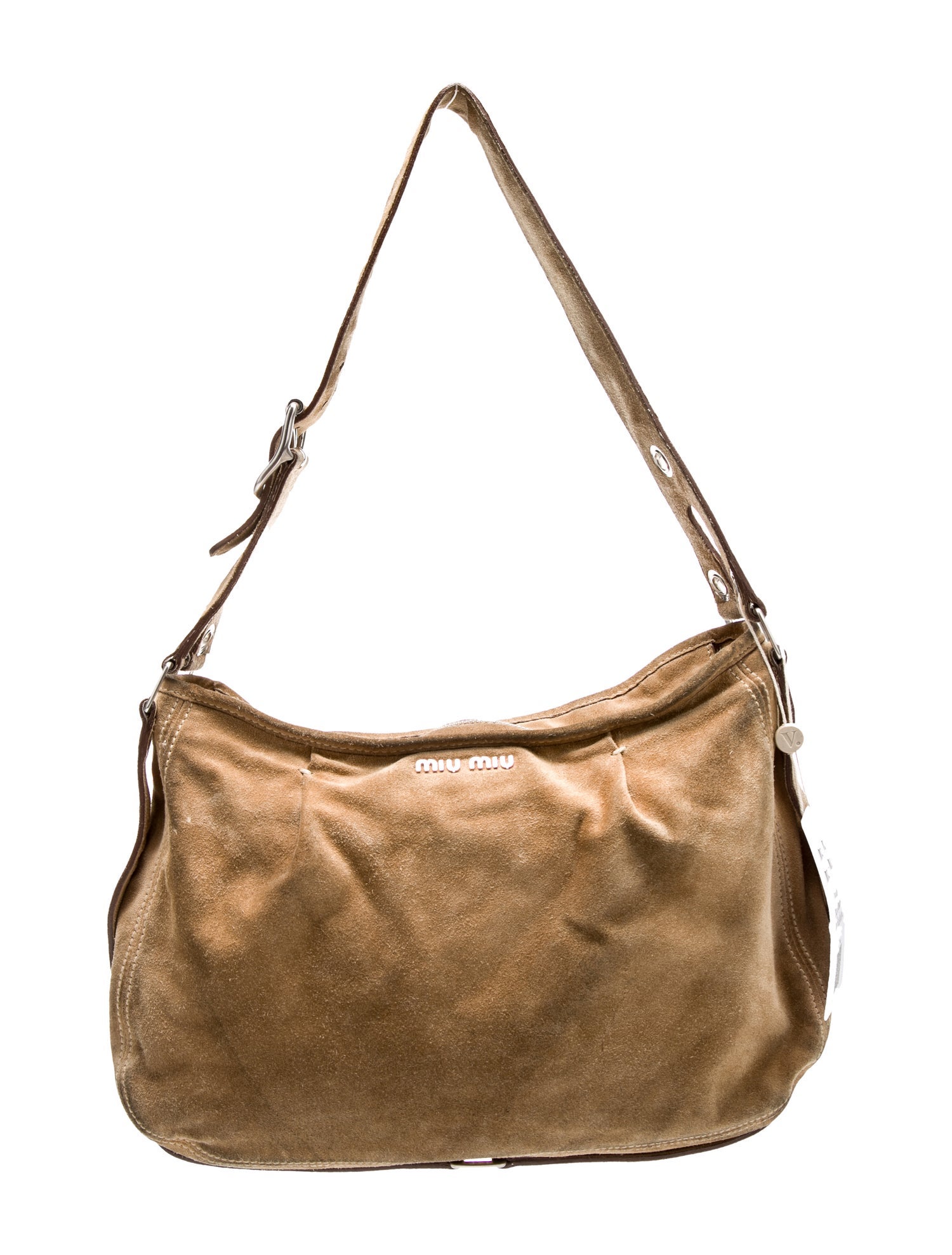 Miu Miu Suede Shoulder Bag