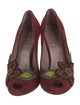 Miu Miu Suede Printed Pumps