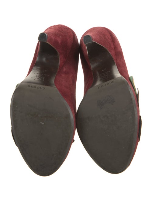 Miu Miu Suede Printed Pumps