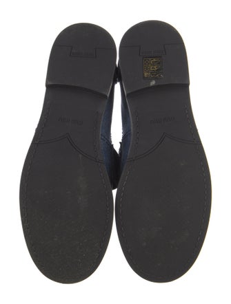 Miu Miu Denim Loafers
