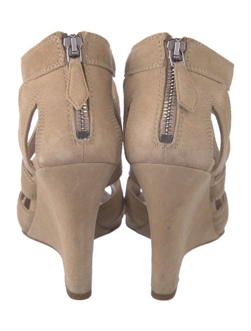 Miu Miu Suede Cutout Accent Sandals