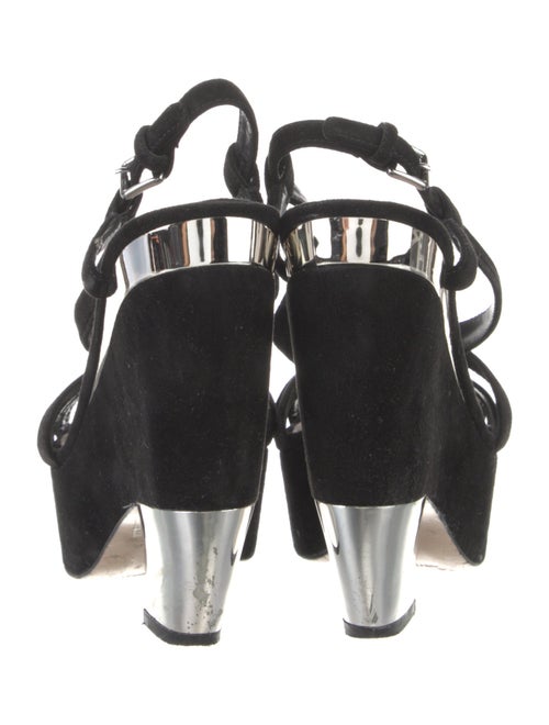 Miu Miu Suede Slingback Sandals