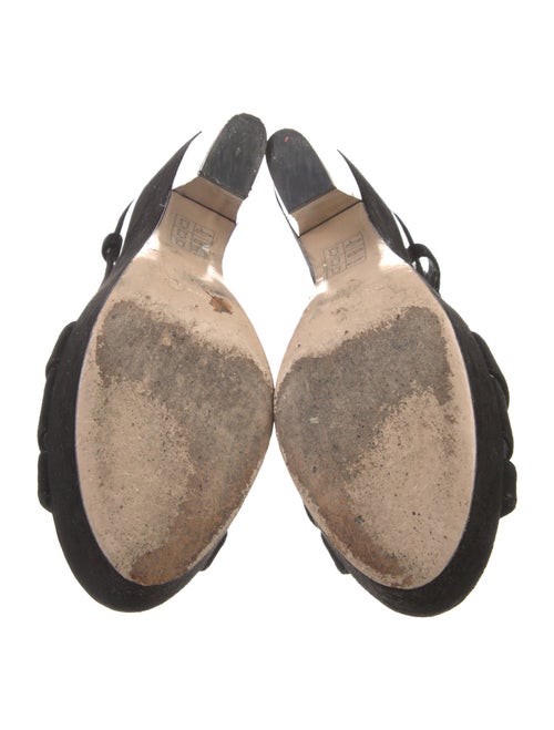 Miu Miu Suede Slingback Sandals