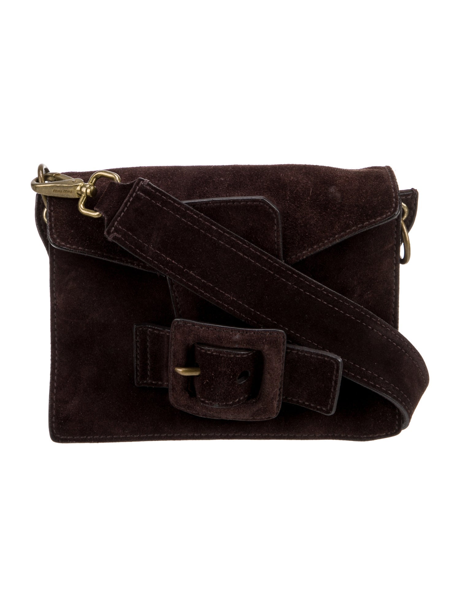 Miu Miu Suede Shoulder Bag