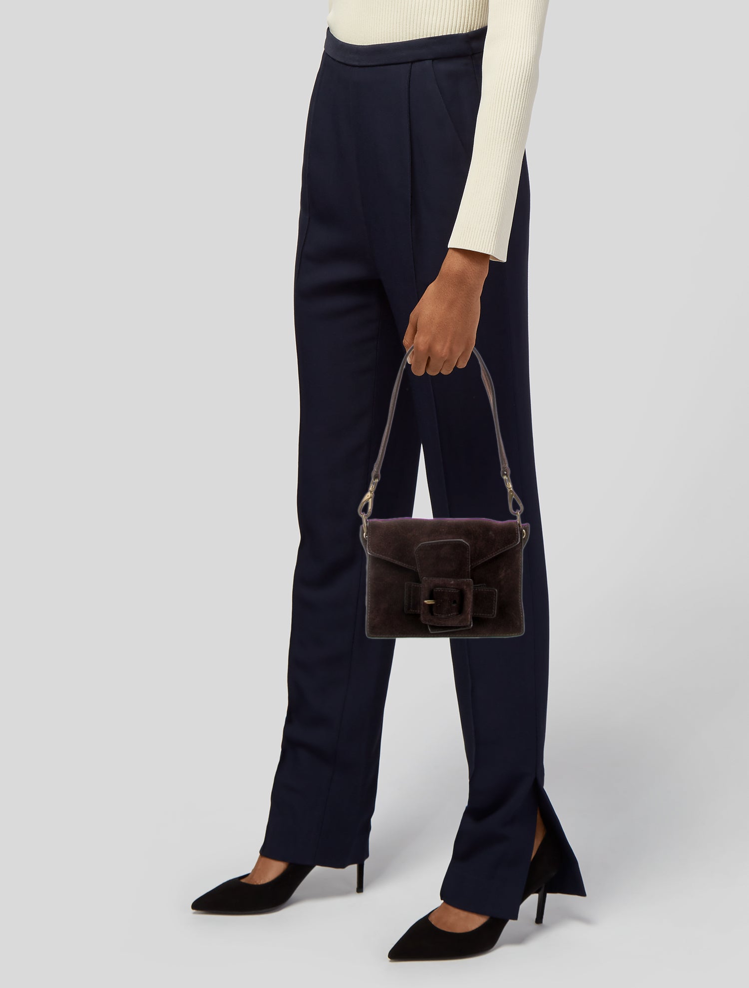 Miu Miu Suede Shoulder Bag